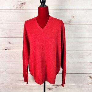 Brooks Brothers Sweater Pullover V-Neck Cashmere